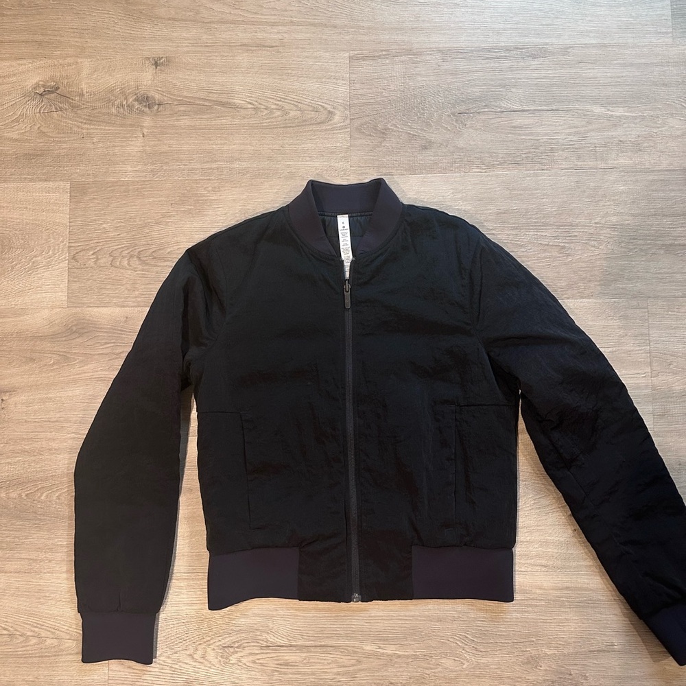 lululemon athletica Black Bomber Jacket